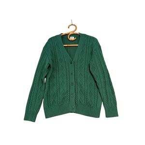 Aritzia | Sunday Best | Peggy Cable Knit Oversized Cardigan Green Size XXS